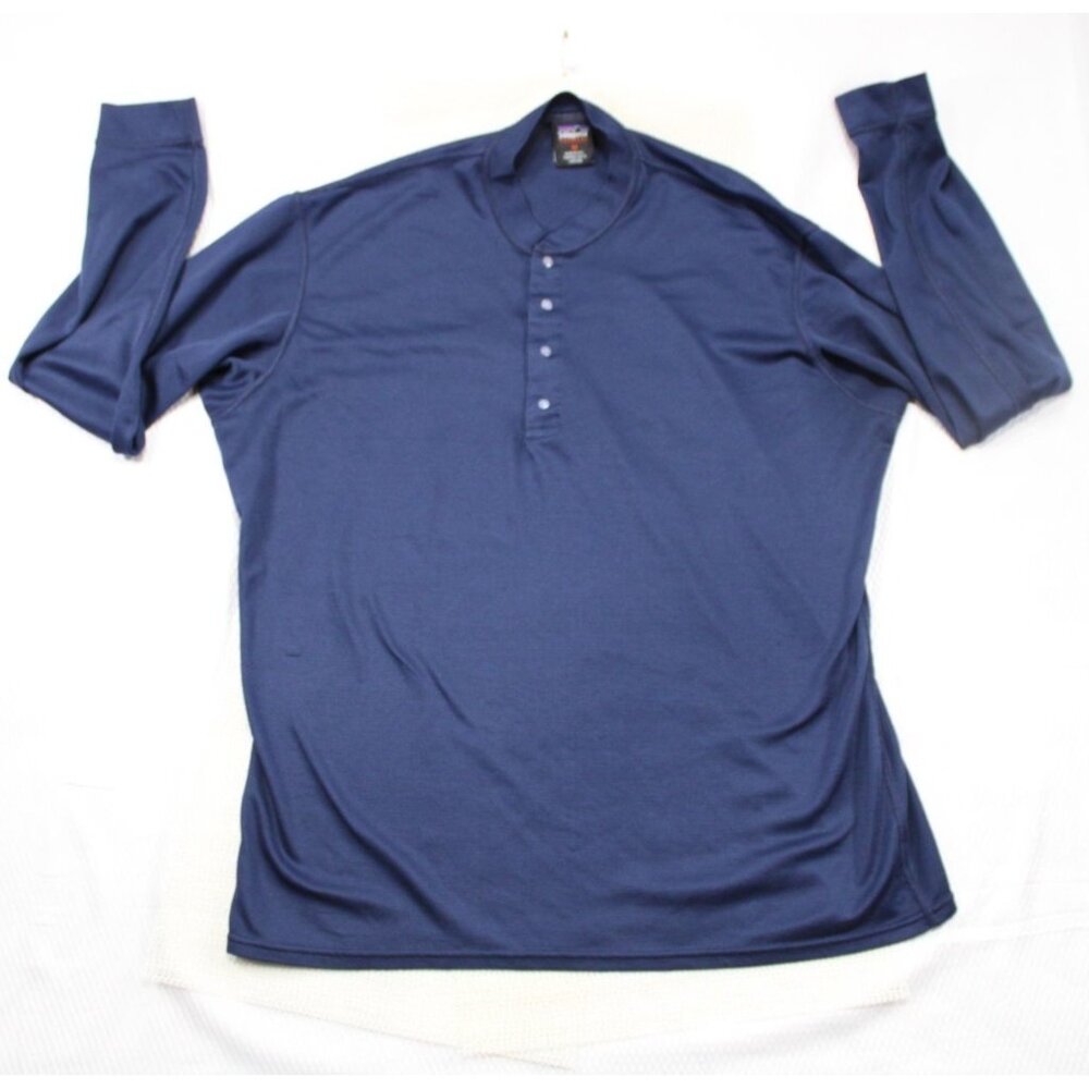 Patagonia Capilene Mens Long Sleeve Shirt M Blue